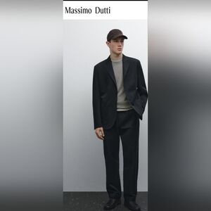 Massimo Duitt Jogger Fit Cotton/Linen Trousers. Men's L